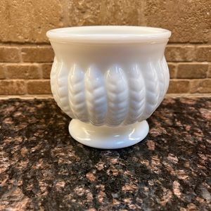 Vintage 1950’s Randall Milk Glass Planter